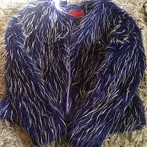 Blue Fur Coat